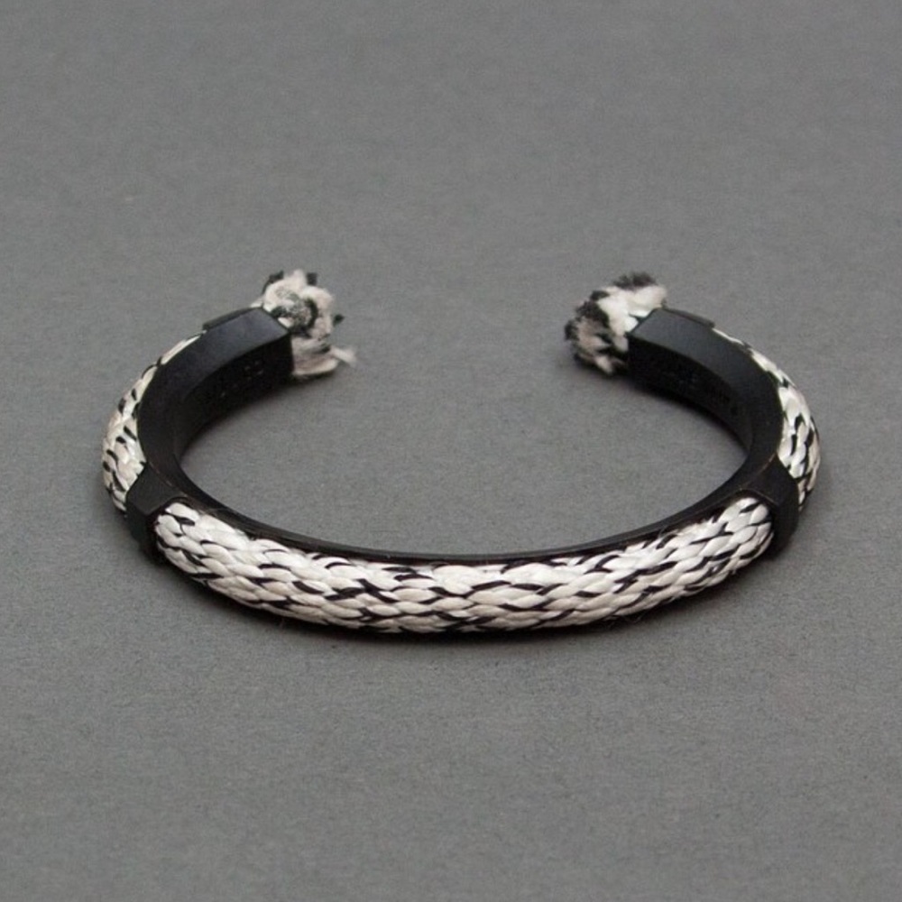 𝐌&𝐔 𝐜𝐨 Inlayed Brass Cuff Bracelet